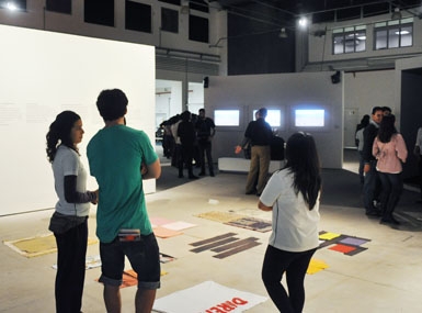 
	View of the exhibition Videobrasil On Tour 2012-2013 | SESC Campinas
