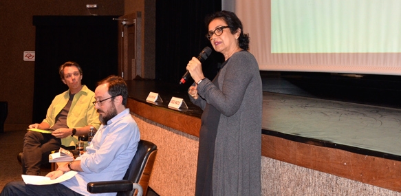 (left to right) David Sperling, Diego Matos, Solange Farkas
