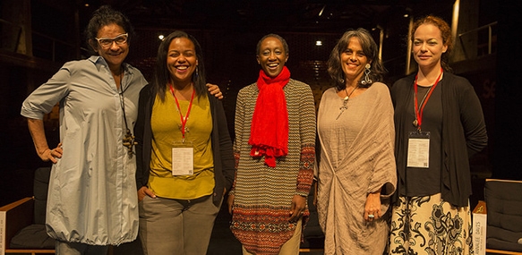 Solange Farkas, María Elena Ortiz, N'Goné Fall, Annalee Davis, Holly Bynoe
Photo: Tiago Lima
