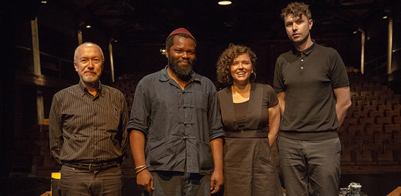 Gerardo Mosquera, Ntone Edjabe, Sabrina Moura, Karol&nbsp;Radziszewski
Photo: Tiago Lima


